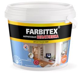 Акриловая шпатлевка Farbitex (для внутренних работ; 15 кг) 4300001566 