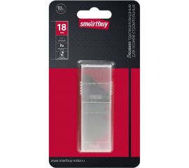 Лезвия трапециевидные сменные (10 шт; 18 мм) для ножей строительных Smartbuy SBT-SKT-18 