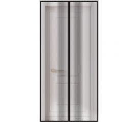 Москитная дверная сетка на магнитах DASWERK 100x210 см, антимоскитная, черная 607985 