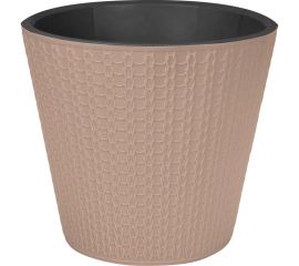 Горшок для цветов Idiland Velvet D 200 мм, 4 л, бежевый 221602927/01 