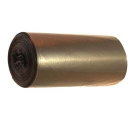 Мешки для мусора ПВД (160 л, 55 мкм, 10 шт, черные, 80x100 см) ООО Комус 485194 