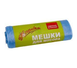 Мешки для мусора 30 л, 30 шт, голубые, ролик Золушка 6453 