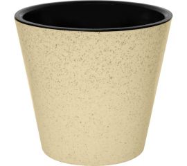 Горшок для цветов Idiland Pepper D 230 мм, 5 л, с дренажной вставкой, светло-бежевый 221606625/01 