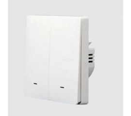 Умный двуклавишный выключатель LOCKTOK с Алисой белый Выключатель_2клавиш 