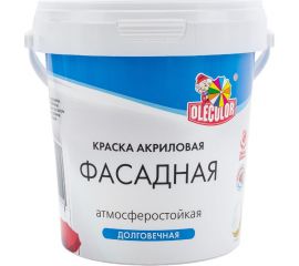 Фасадная краска OLECOLOR водно-дисперсионная, 1 кг 4300001311 