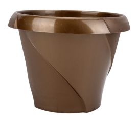 Кашпо Martika Флориана с поддонником, 2.8 л, диам. 215 мм, золотое С386ЗОЛ 