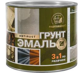 Грунт-эмаль 3 в 1 Радугамалер черная 1,9 кг 4650001275189 