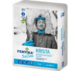 Противогололедный реагент Fertika ICECARE KRISTA 20 кг Ф03674 