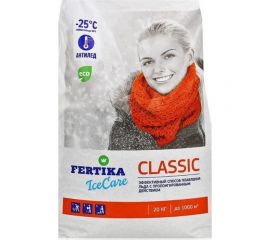 Противоледный реагент Fertika Icecare classic 20 кг Ф02557 