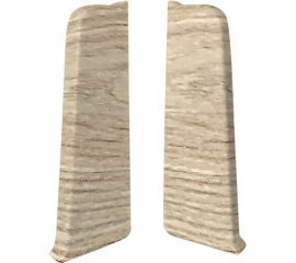 Заглушка для плинтуса Волшебная палочка Home ПВХ, 70 мм, в упаковке пара, 2 шт., 7014 УТ000075221 