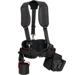 Пояс монтажника EKF с 3 сумками и разгрузочными ремнями C-15 