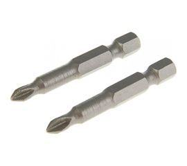 Биты намагниченные (2 шт; PH1; 50 мм; CrV) ТУНДРА 1414791 