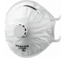 Коническая фильтрующая полумаска STAYER KV-99 FFP3 с клапаном 11110-3_z01 