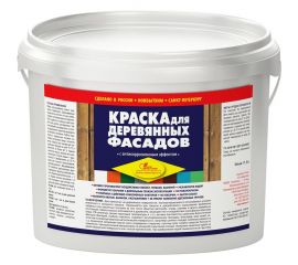 Краска дл?? деревянных фасадов НОВБЫТХИМ (серая; ведро 11.5 кг) 753 