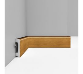 Плинтус напольный Decomaster D234-73ДМ 58x16x2400 мм D234-73 ДМ 