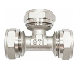 Обжимной тройник STI латунный, ду16 ру25 D190-00025 