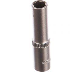 Головка торцовая удлиненная МАСТЕР (7 мм; 1/4""; Cr-V; FLANK) Зубр 27717-07 
