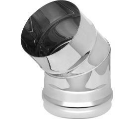 Колено (120 мм; AISI 430-0.5мм; 2 секции; 45град.) Везувий А-27221 