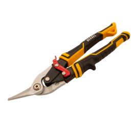 Ножницы по металлу Denzel 270мм, прямой и левый рез, сталь-СrMo, трехкомп.рук-ки 78372 