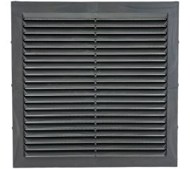 Решетка вентиляционная вытяжная (190x190 мм; пластик; графит) ВИЕНТО 1919В-графит 