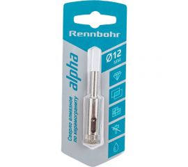 Сверло алмазное по керамограниту и керамике 12 мм RENNBOHR 676212 