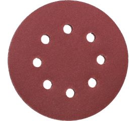 Круг абразивный шлифовальный под липучку с перфорацией 125 мм, Р180, 5 шт On 19-05-048 