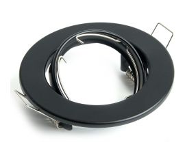 Потолочный встраиваемый светильник FERON dl11 mr16 50w g5.3 черный матовый 48466 