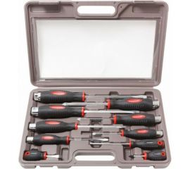 Набор отверток FORCEKRAFT силовые, магнитные, Profi, 10пр, в кейсе 26896 FK-7010 