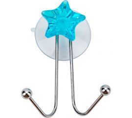 Двойной крючок Рыжий кот W2790 Звезда на присоске 004719 