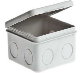 Распределительная коробка Рувинил Тусо для открытой проводки 80x80x50 мм с откидной крышкой без вводов 67039 