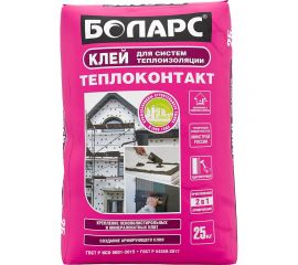 Клей БОЛАРС Теплоконтакт 25 кг 00000003734 