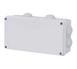 Разветвительная коробка STEKKER EBX30-03-65, 8 мембранных вводов, IP65, светло-серая 39556 