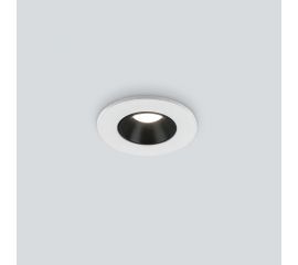 Встраиваемый светильник Elektrostandard 25025 LED 3W 4200K белый черный a056778 