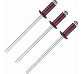 Заклепки Спец 4,0x10 RAL 3005 (красное вино), 50 шт., блистер 3952 