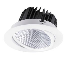 Встраиваемый светильник FERON светодиод 20W, 1800Lm, 4000K, 35 гр, белый, AL252 32622 