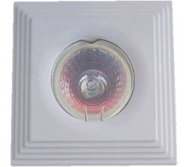 Гипсовый декоративный cветильник Светкомплект RD111 WH AZТ27 белый azt27wh 