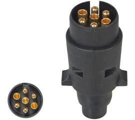 Вилка прицепа Airline 12 В, 7 контактов, пластик ATE-23 