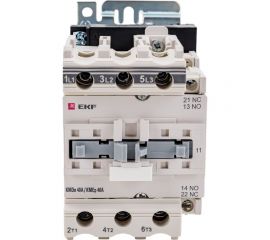 Контактор EKF КМЭп малогабаритный, 40А, 24В, DC, 1NO, 1NC, PROxima SQctr-s-40-24-nc-p 