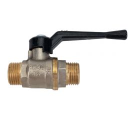 Шаровой кран БАЗ 11Б27п1 Ду15 А32 нр/нр рычаг никель PN40 БАЗ.А32.0.15.40.Н 