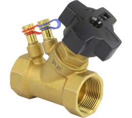 Балансировочный латунный клапан DN.ru КБЛР-032-16 Ду32 Ру16, L=95 мм, муфтовый D080-00507 