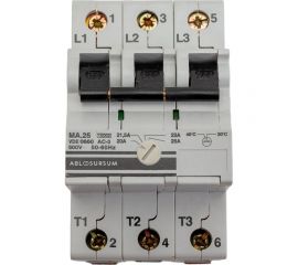 Автоматический выключатель защиты электродвигателей ABL MA25 MA25M 