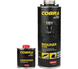 Покрытие для кузова Novol COBRA Truck Bedliner защитное, черное, 800 мл X6134559 