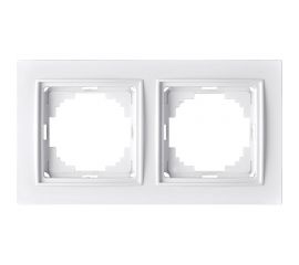 2-местная рамка Nilson THOR, белый 27110092 