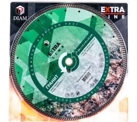 Диск алмазный отрезной Turbo Гранит Extra Line (350х25.4/20 мм; 3.2х10 мм) DIAM 000637 