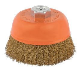 Щетка чашечная с гофрированной проволокой 100 мм, М14 KENDO 76000429 