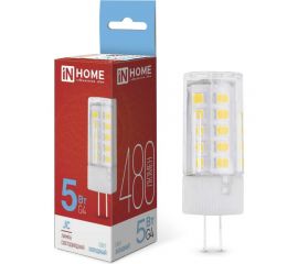 Светодиодная лампа IN HOME LED-JC 5Вт 12В G4 6500К 480Лм 4690612036106 