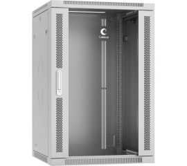 Телекоммуникационный настенный разобранный шкаф Cabeus 19" 18U цвет серый SH-05F-18U60/60-R 