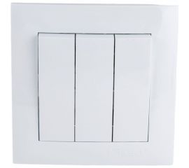 3-клавишный выключатель EKF Валенсия, 10А белый PROxima EWV10-024-10 