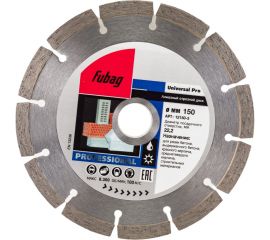 Диск алмазный отрезной Universal Pro (150х22.2 мм) FUBAG 12150-3 