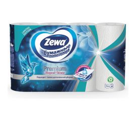 Бумажные впитывающие полотенца ZEWA Premium Decor 2-х слойные, 4 рулона, 4x14 м 144124 113849 